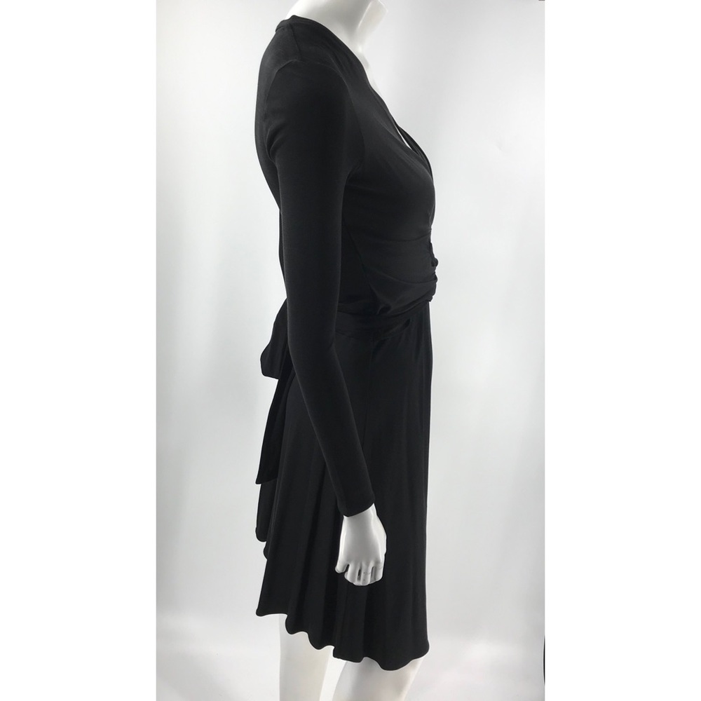 Tory Burch Black Silk Long Sleeve Dress - Picture 2 of 5